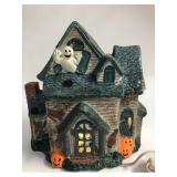 Haunted House Ceramic Lighted Decoration
