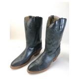 Made In USA Blue-Grey Leather Boots Size 11 D