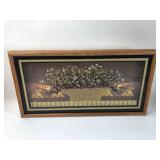 Virgil Thrasher Leopards Print On Glass