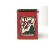 Holiday Inspirations Love Tin Container