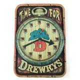 Drewrys Big D Beer Advertising Plaque
