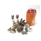 Ceramic Bunny Figurines, Japan