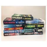 Clive Cussler Paperback Book Lot With Dirk Pitt