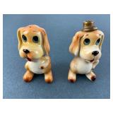 Vintage Anthropomorphic Droopy Dogs S&P Shakers