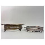 Silverplate Serving Trays With Handles