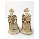 Korean Carved Resin Figurines