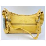 Yellow Stone Mountain Leather Shoulder Bag
