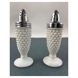 1940s West Moreland Milk Glass Salt & Pepper Shake