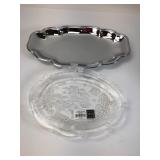 Mikasa Holiday Classic & Silver-Toned Trays