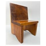 Handcrafted Solid Wood Miniature Chair