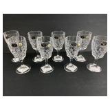 Bohemia Czech Republic Crystal Wine Glasses