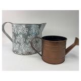 Metal Pitcher & Small Watering Can