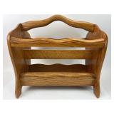 Wooden Magazine & Book Holder Approx 16ï¿½16