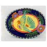 La Paloma Pelzman Folk Art Dove Platter