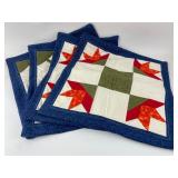 4 Quilted Pillow Shams 18ï¿½18ï¿½ï¿½