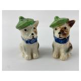 Occupied Japan Dog Salt & Pepper Shakers