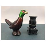 Avon Pheasant Decanter & Stove Figurine