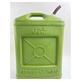 Green 6 Gallon Utility Can With Spout