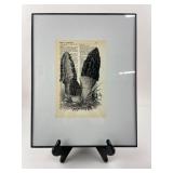 11ï¿½14ï¿½ï¿½ Black & White Mushroom Print