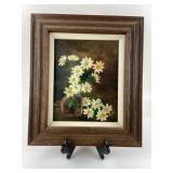 13ï¿½15ï¿½ï¿½ Signed Floral Still Life Oil Painting