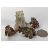 Ceramic & Clay Bear Figurines