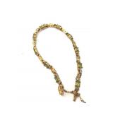 925 China Gold-Tone Bracelet With Gems