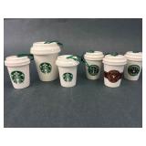 Starbucks 2016 Ceramic Ornament Set