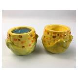 Corn-Themed Ceramic Holders