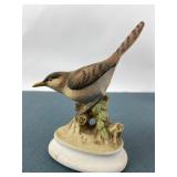 Vintage Lefton Bisque House Wren Figurine 5ï¿½ï¿½