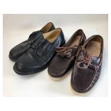 Menï¿½s Leather Shoes Lot ï¿½ 2 Pairs
