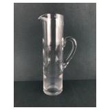 Clear Glass Martini Pitcher With Handle