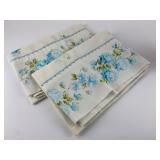 Vintage JCPenney Blue Floral Pillowcases 20ï¿½29