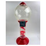 Red Plastic 25ï¿½ï¿½ Tall Functional Gumball Machine