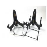 4 Display Easels Wood & Metal