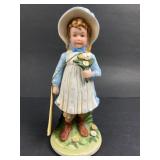 Holly Hobbie Porcelain Figurine 8.25ï¿½ï¿½ Tall