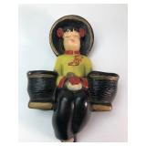 Alexander Backer ABCO Chalkware Wall Planter