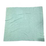 Wool Products Co. Green Blanket 74ï¿½ï¿½ X 69ï¿½ï¿½