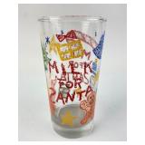 Anchor Hocking Milk For Santa Glass