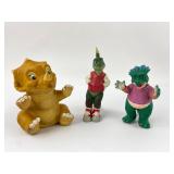 Disney Dinosaurs Rubber Figures Set Of 3