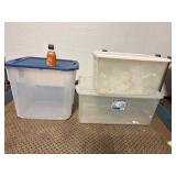 Storage Tote Lot ï¿½ 3 Pieces
