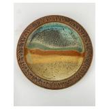 Studio Pottery By Artist Signed Plate 11ï¿½ï¿½ Diamete