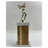 Golf Trophy 11ï¿½ï¿½ Tall With Missing Club