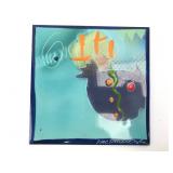 Signed Kacmarcik Ceramic Fish Tile Art