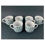 6 Ikea Hangiven Confetti Mugs