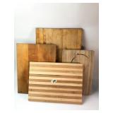 4 Wooden Cutting Boards