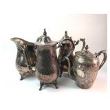 4-Piece Silver Plated Tea & Coffee Set