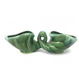 Vintage Green Drip Glaze Double Ceramic Planter
