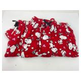 Peanuts Snoopy Pajama Pants Lot Of 3