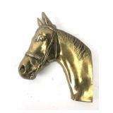 Solid Brass Horse Head Wall Hanging