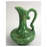Green Ceramic Pitcher With Handle